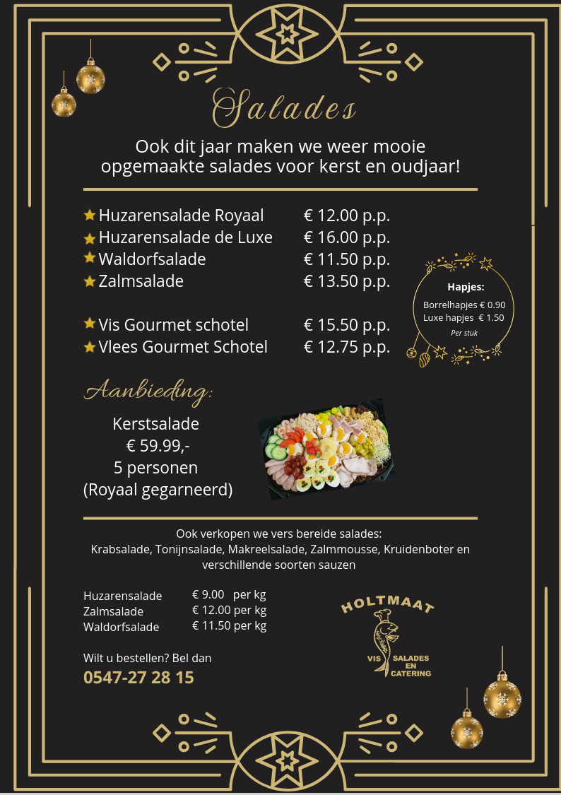 Onze kerst folder voor 2025 deel 2